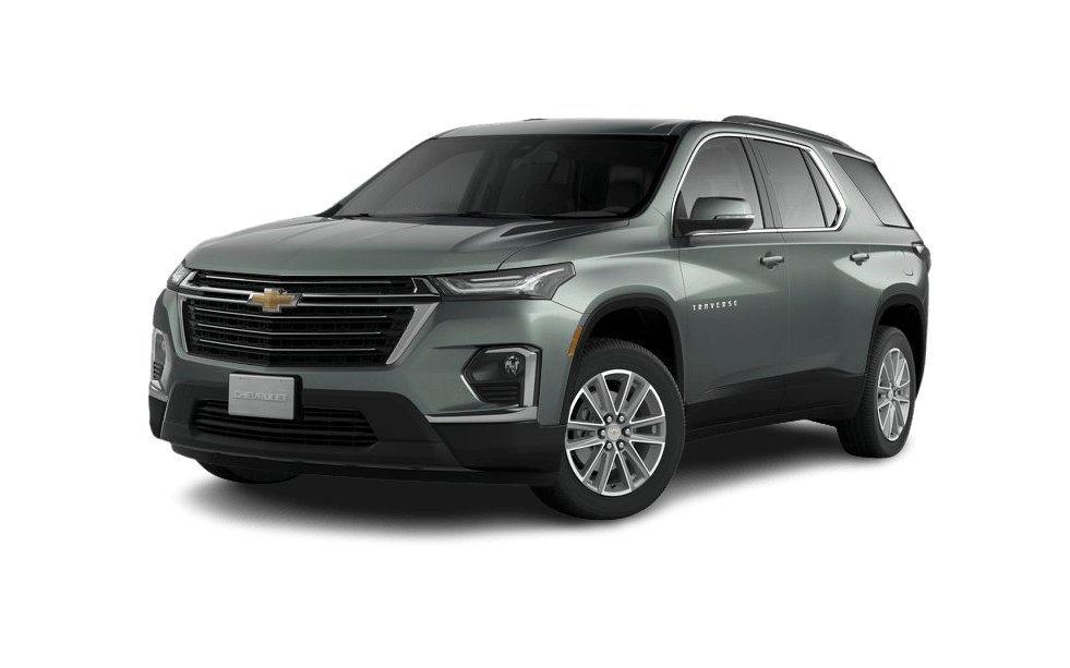 2023 Chevrolet Traverse in Silver Sage Metallic from 0 monthly